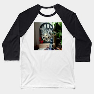 Steampunk trellis and bottle Baseball T-Shirt